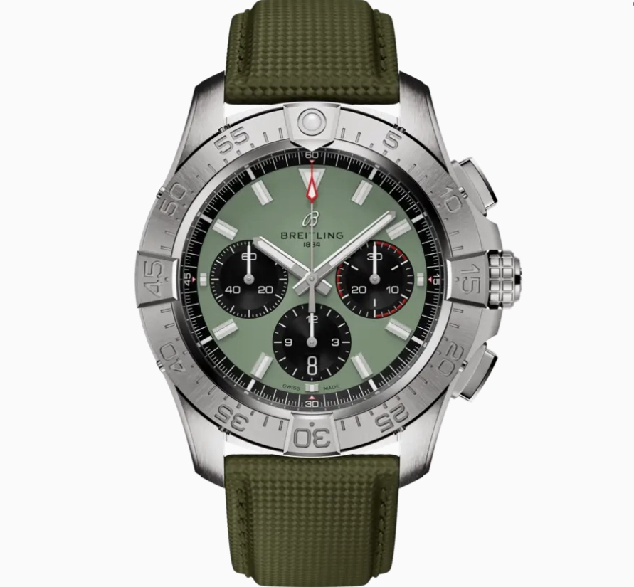 Breitling Avenger Chronograph B01 Green Disk 44mm BLS Super Replica