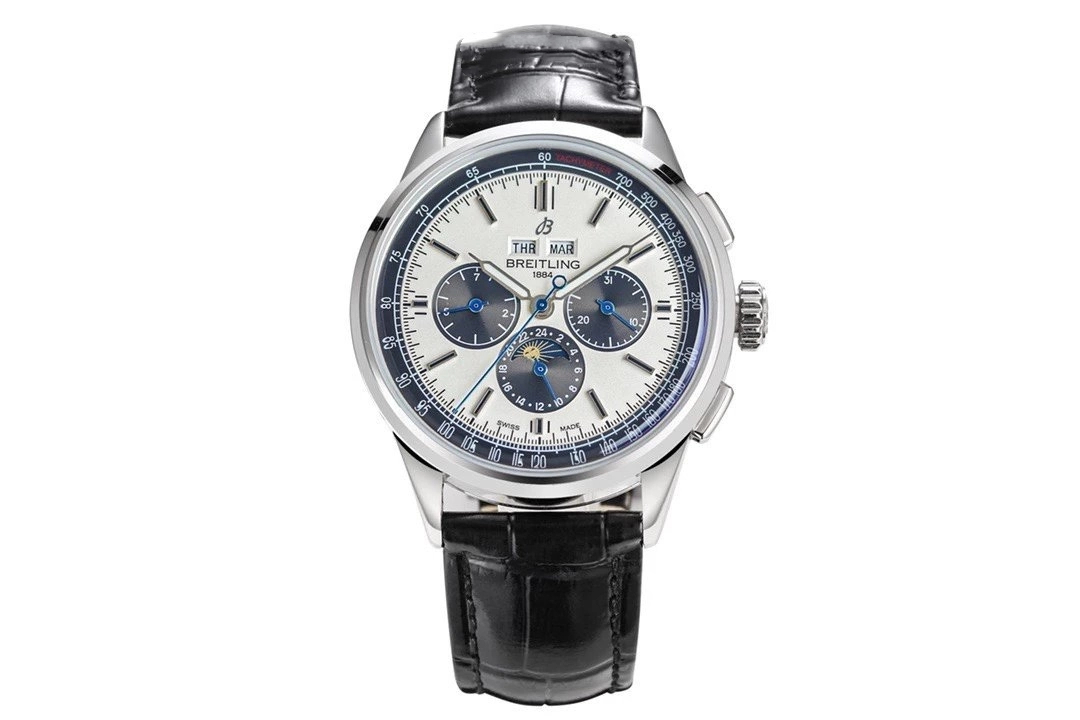 Breitling Preya series B25Datora 42mm chronograph moon phase multi-function watch