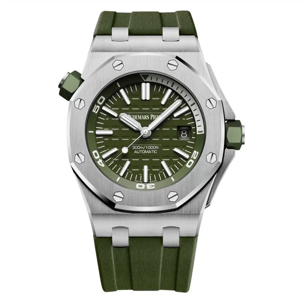 Audemars Piguet Royal Oak 15710ST 42mm Green Surface Super Replica Watch