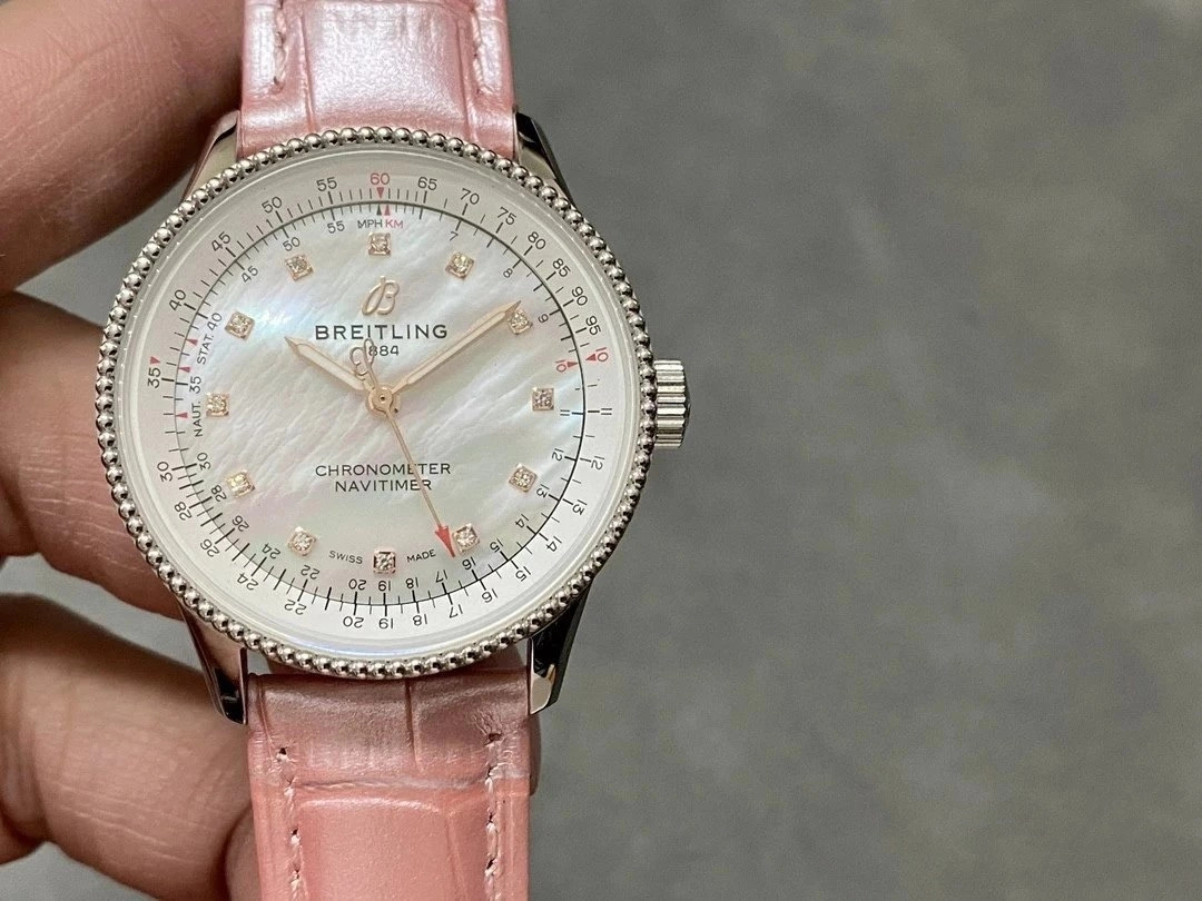 Breitling Navitimer 35mm mother-of-pearl diamond plate BLS factory 1:1 super replica