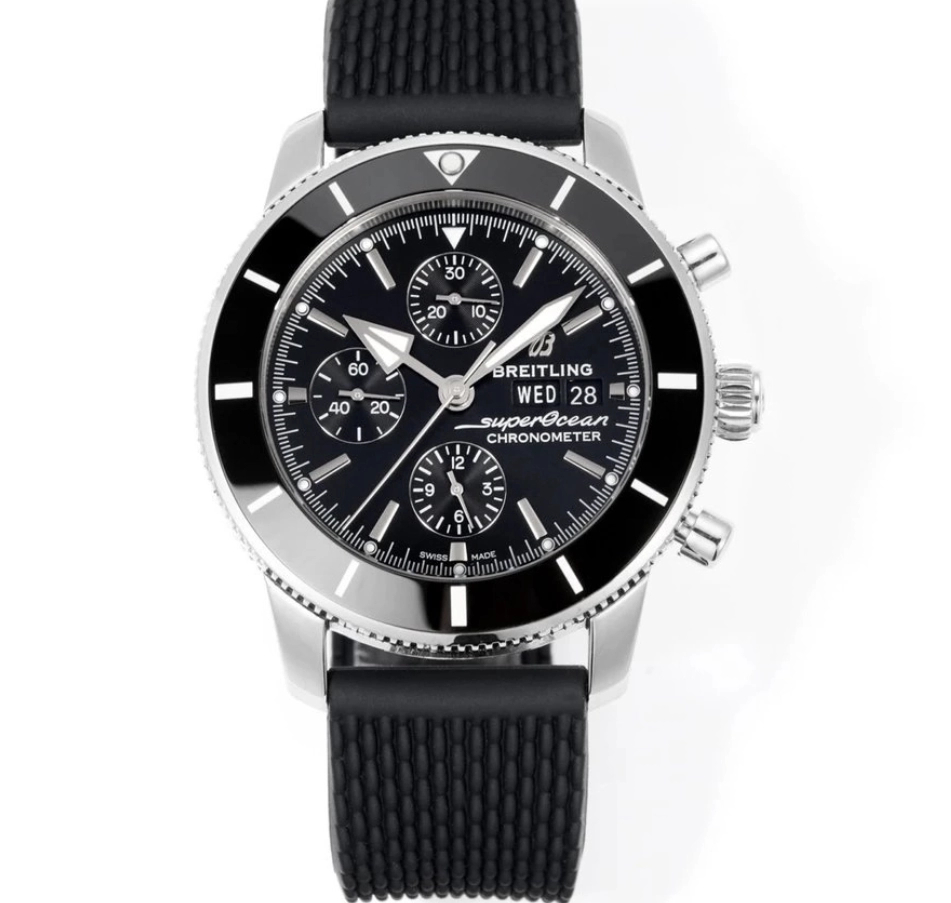 Breitling Super Ocean Culture Chronograph 46mm Ceramic Ring BLSV2 Edition 7750 Replica