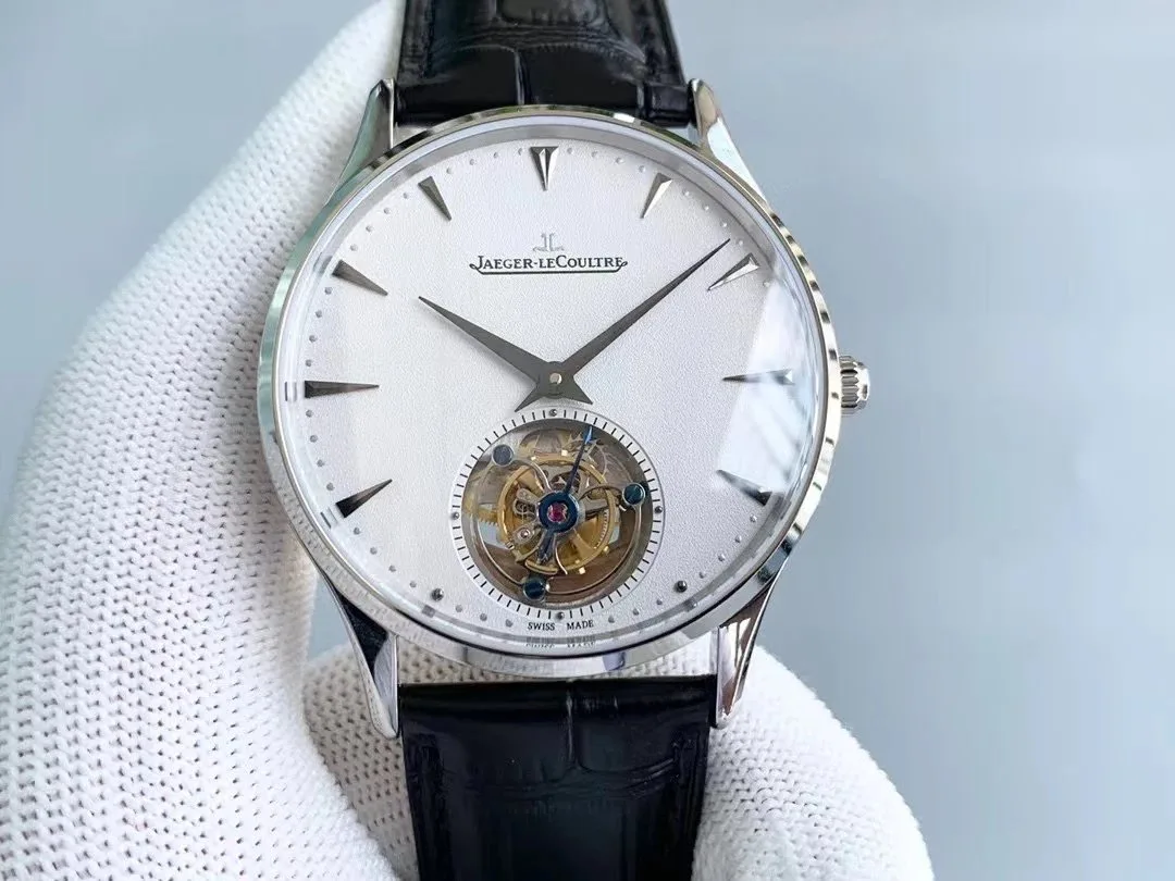 Jaeger-LeCoultre Master Q1323420 41mm Tourbillon V2 True Flywheel Replica